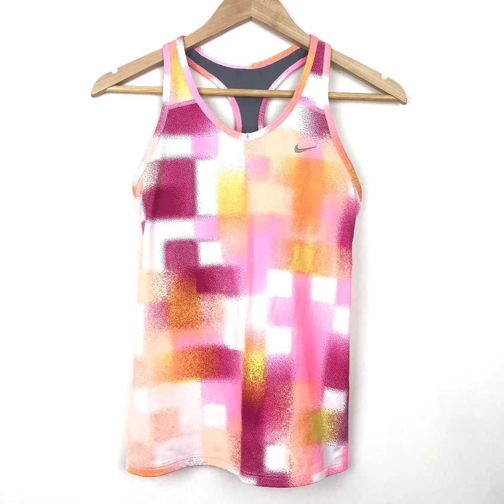 [3 for $15] Nike Dri-Fit Built In Bra Tank Top Colorful Bright